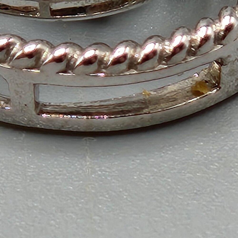 JWBR Sterling Silver 925 Pendant Necklace Floating Halo Blue Stone Accent 18" - Picture 4 of 10